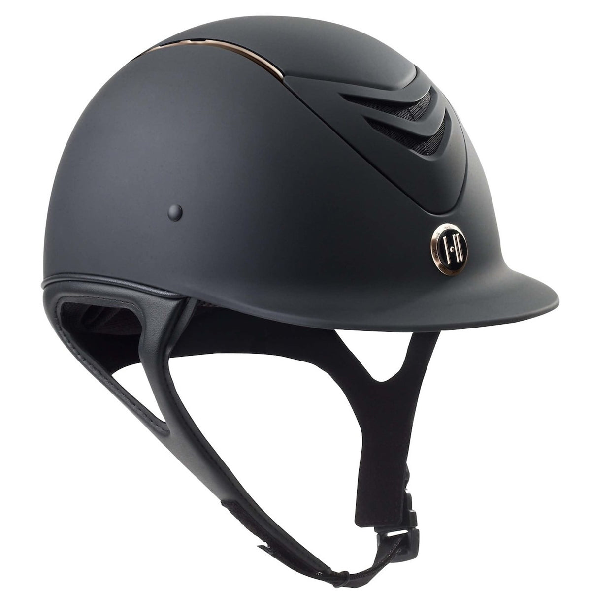 MIPS™ CCS Helmet - Black Matte with Rose Gold Rail