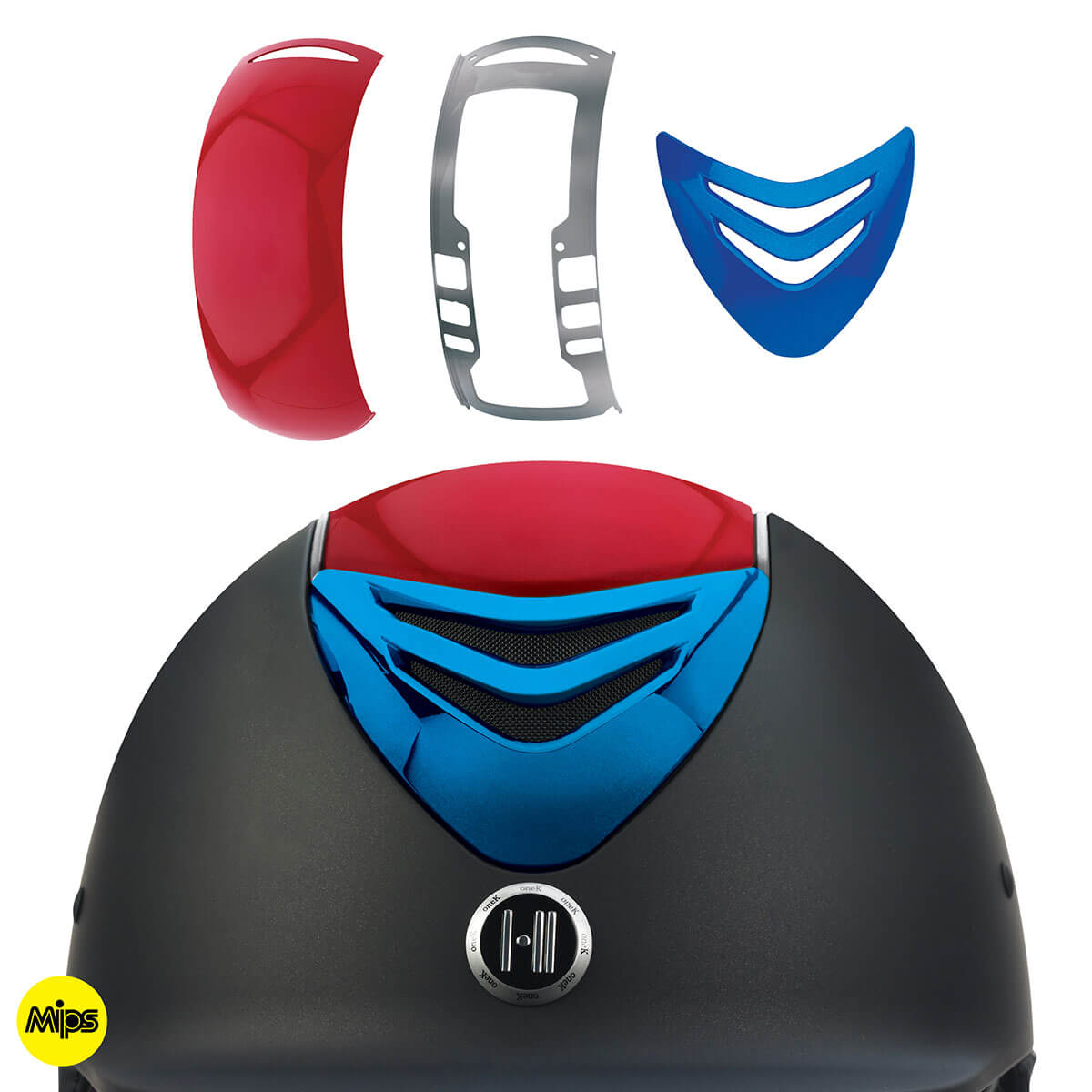 CCS Top Panel - Celestial Black – One-K Helmets